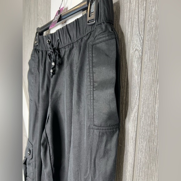 313. Banana Republic Black Cargo Joggers Pants XS - Picture 5 of 8